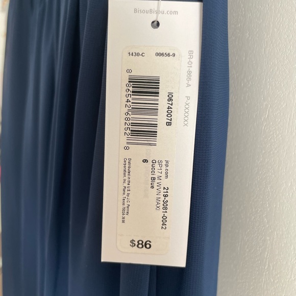 Bisou Bisou Michele Bohot Maxi Dress, Size 6 - Picture 10 of 10